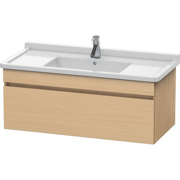 Durastyle One Drawer Wall-Mount Vanity Unit Natural Oak, Duravit, Mfr#: DS638903030
